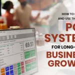 Modern POS dashboard