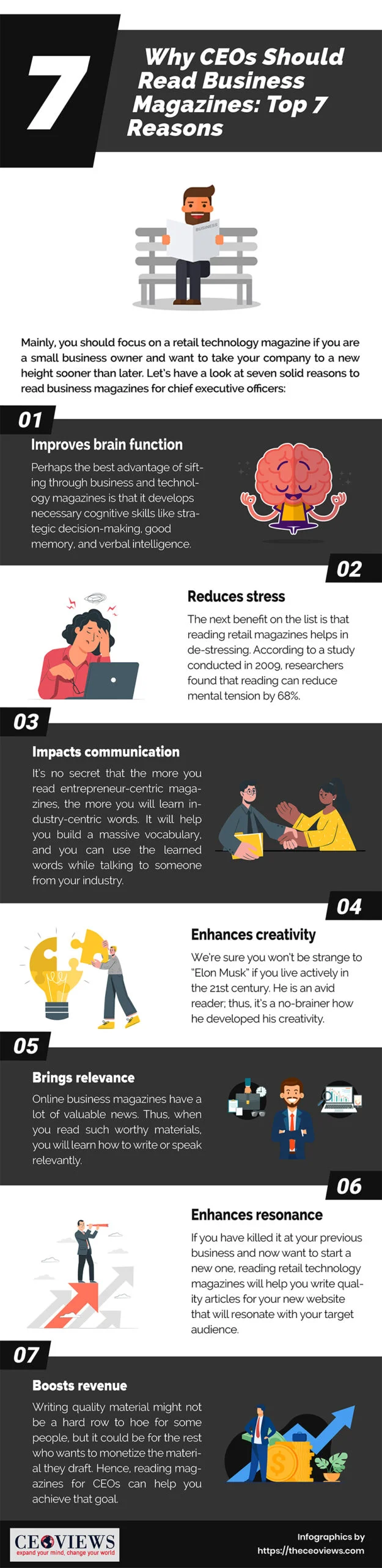 Business top 7 Reason Infographic