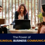 Multilingual business meeting