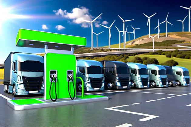 How EV Charging Stations Are Transforming the Future of Trucking A Guide for Brokers and Drivers