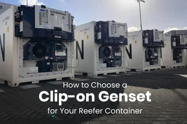 Clip on reefer genset