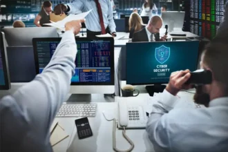 Cybersecurity team at work