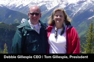 Debbie Gillespie CEO Tom Gillespie, Presisdent