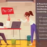 Leader resolving workplace conflict