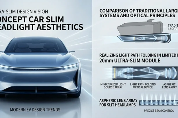 Solving the Technical Paradox of Ultra Slim Automotive Headlight Optics