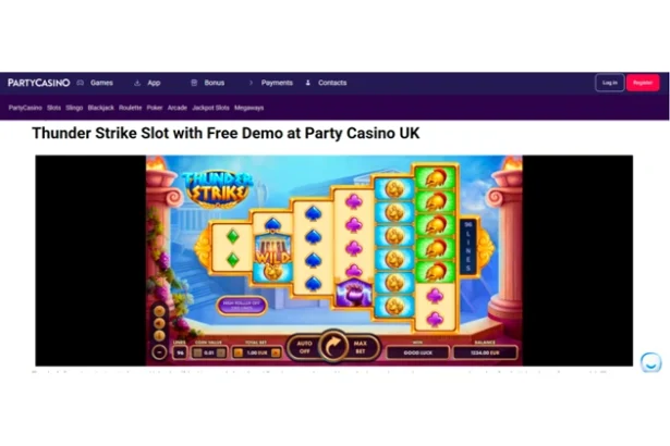 Thunder Strike Online Slot, Feel the Electric Thrill of Big Wins